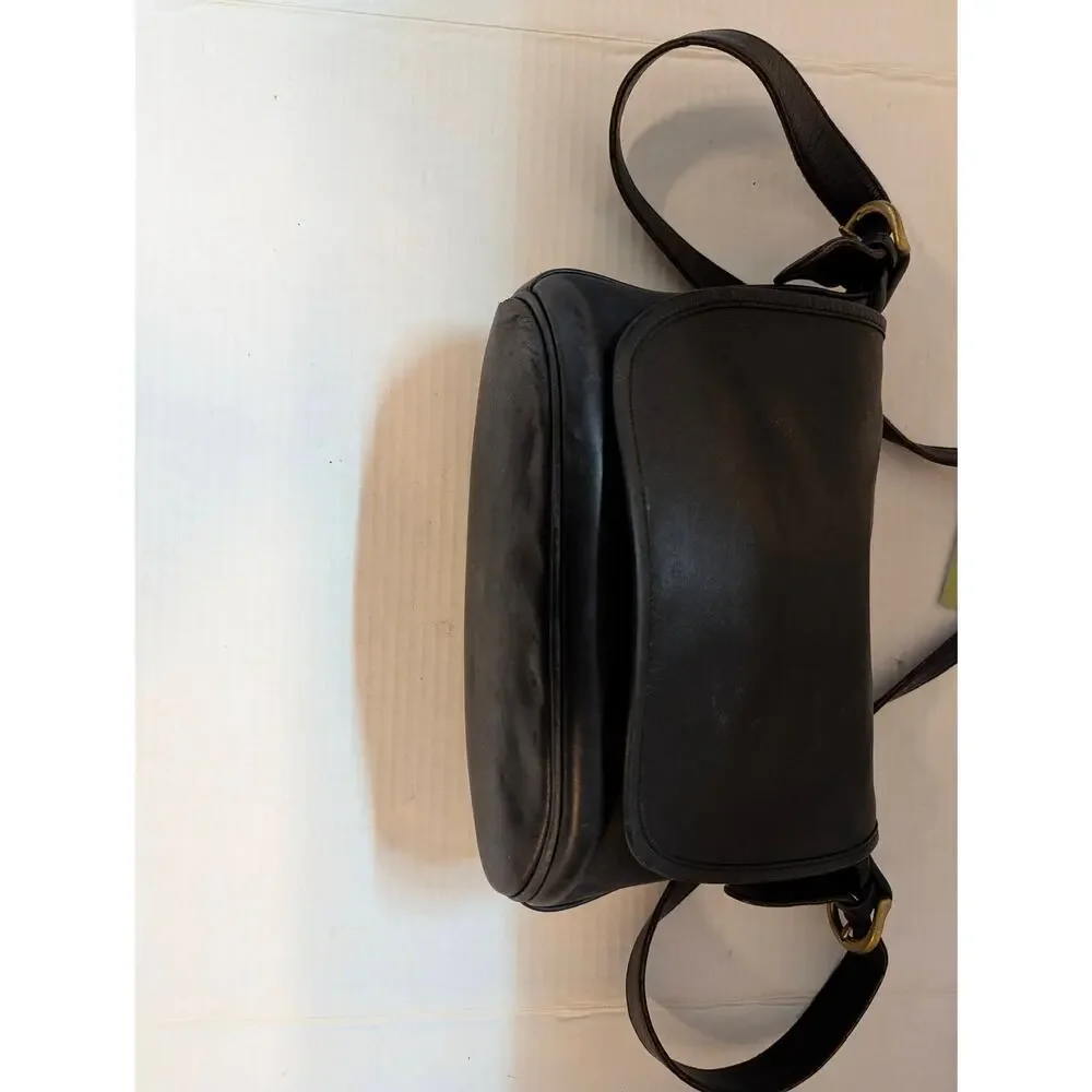 Vintage Coach Soho Fletcher Bag Black Leather Crossbody Style 4150 USA